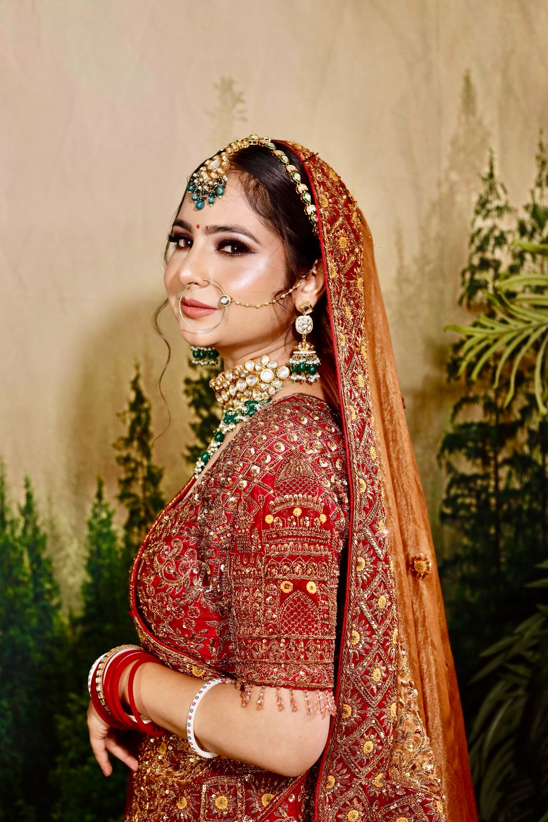 Bridal makeup look by The Mona Studio